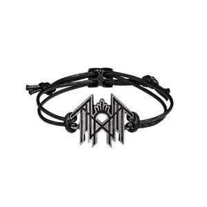 Sleep Token Metal Band Black Cord Bracelet Unisex NWT